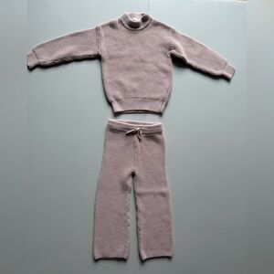 Jamie Kay Mauve Kids Sweater and Pants Set